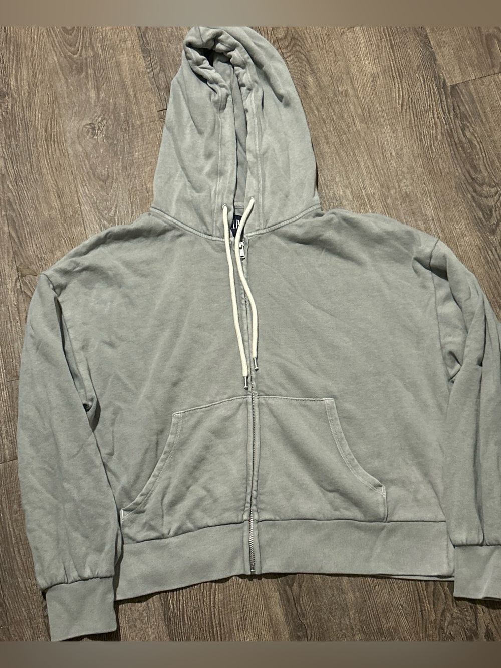 GAP Light Sage Zip Hoodie